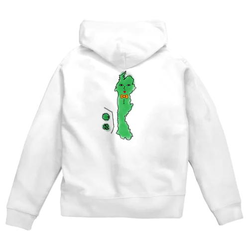 【山陰リーフレット】公式グッズ Zip Hoodie