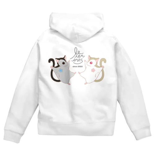 モモンガ梅 Zip Hoodie