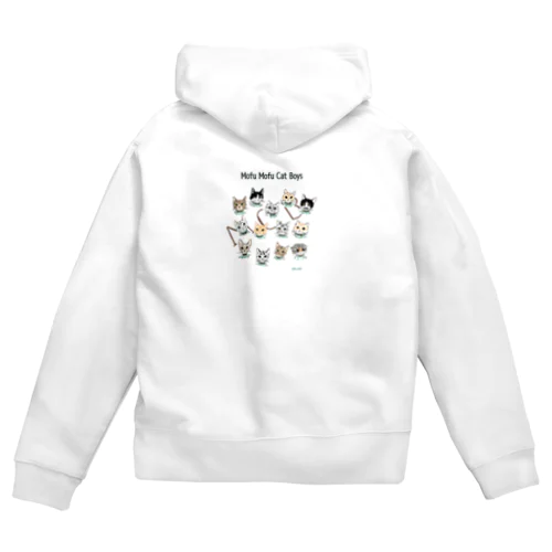 モフモフキャットボーイズ Zip Hoodie