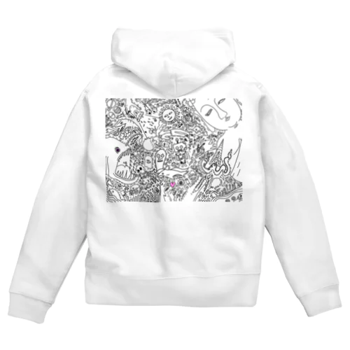 蕪雑菩薩 Zip Hoodie