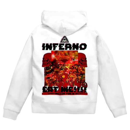 「inferno」 ジップパーカー