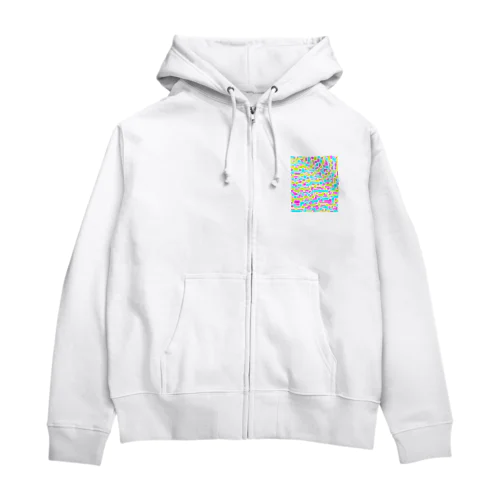 色盲検査モドキ Zip Hoodie