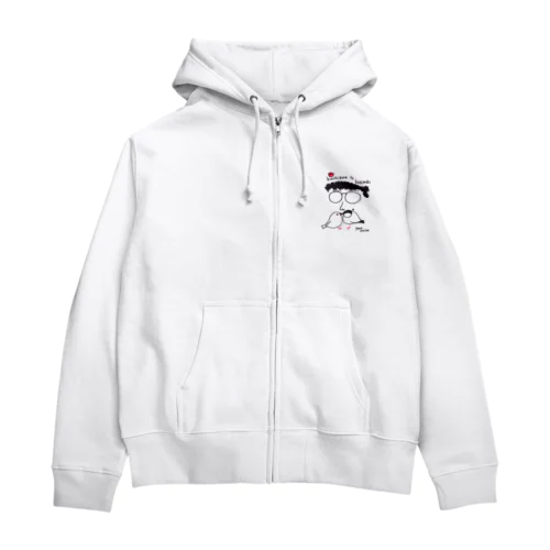 kuchibiru to kuchibashi　～唇と嘴～ Zip Hoodie