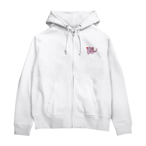 ピンちゃん Zip Hoodie