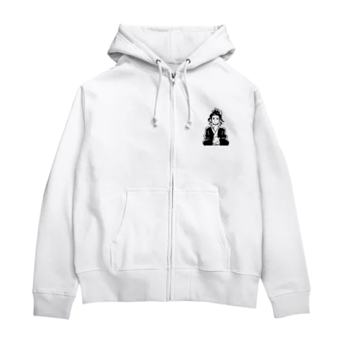 織田 信福（おだ のぶよし） Zip Hoodie