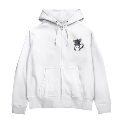 チンチラ Zip Hoodie