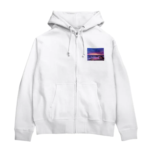 夕焼け4 Zip Hoodie