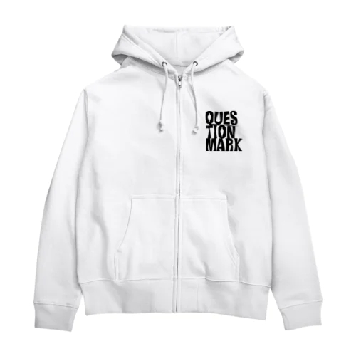 クエスチョンマーク Zip Hoodie