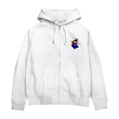 魔法の絨毯に乗れるなんて! Zip Hoodie