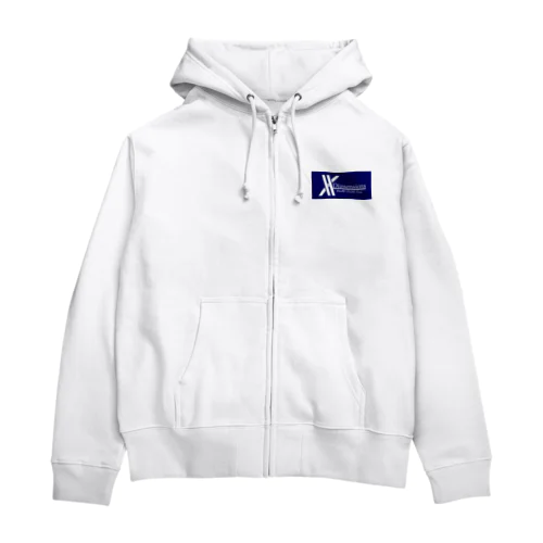 logobar_blue Zip Hoodie