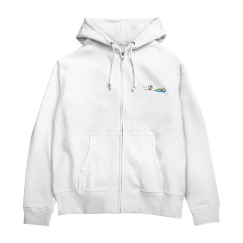 ねむねこカーリング Zip Hoodie