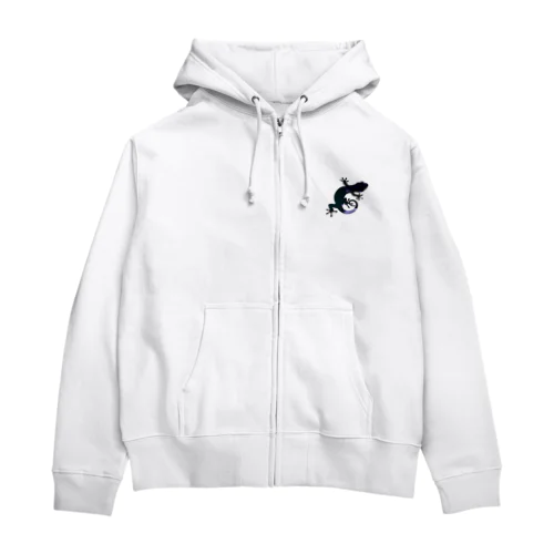 星空のやもり Zip Hoodie