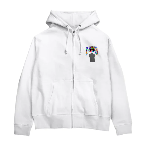 無名カラフル君 Zip Hoodie