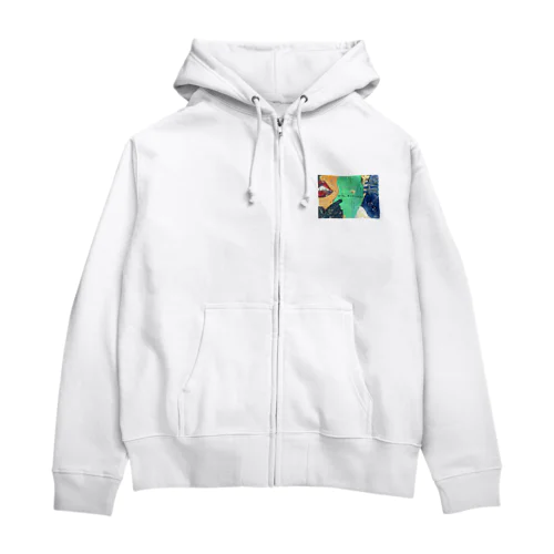 ふーん、えっちじゃん。 Zip Hoodie