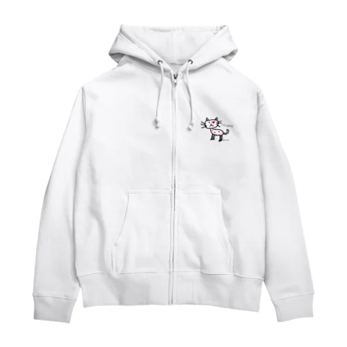 愛ケルCAT (by Citrus junos) Zip Hoodie