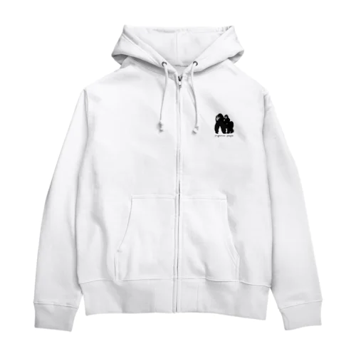 simpleパパゴリラ🦍 Zip Hoodie