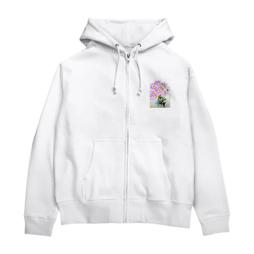 昼咲き月見草BF0902 Zip Hoodie