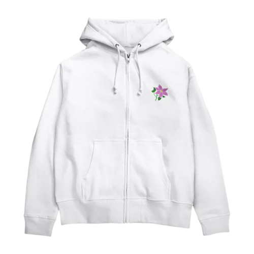 flower F-1 Zip Hoodie