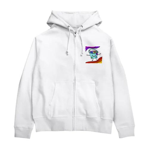 バケツ君 Zip Hoodie