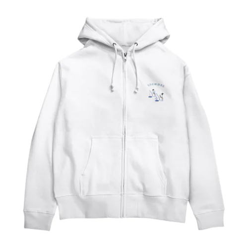 snowmen Zip Hoodie