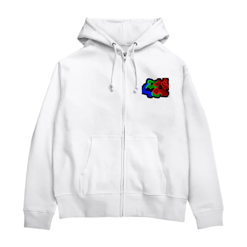 軽めのイライラ Zip Hoodie