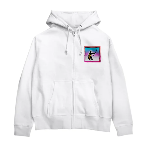 手乗り忍者くん★修行中！★ Zip Hoodie