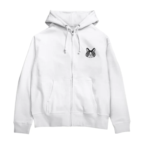 おたくのおねこさま（#01） Zip Hoodie