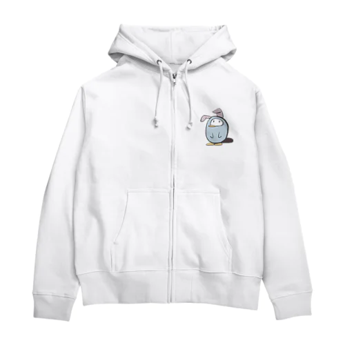 うさ耳かもぺん Zip Hoodie