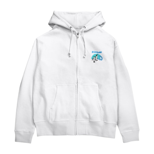 ペンギンアート Zip Hoodie