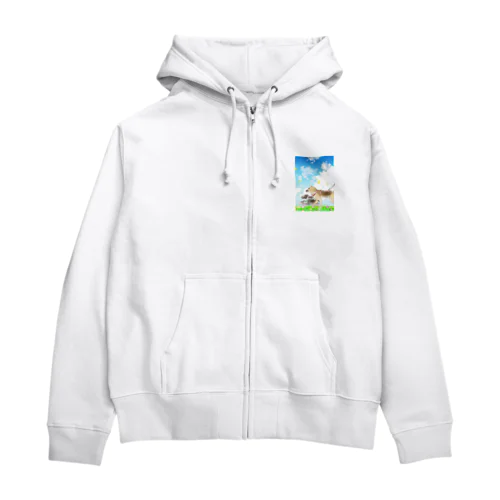 お散歩 Zip Hoodie