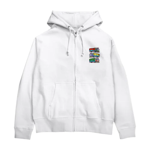 トラックトリオ(カラーver.) Zip Hoodie