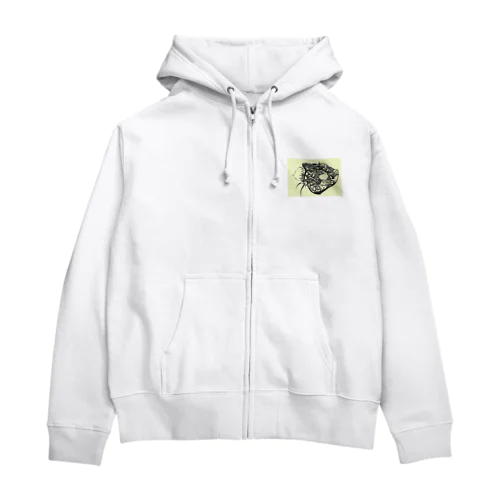 小心者のヤドカリ Zip Hoodie