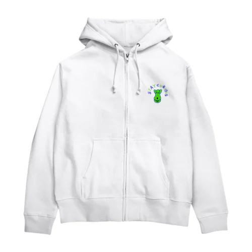 Stay Curious Monkey Zip Hoodie