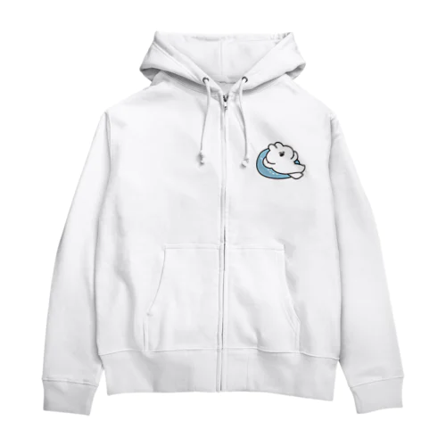 ぐーたらうさちゃん Zip Hoodie