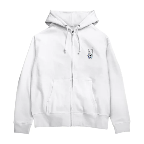 サッカー犬さん♪Part1 Zip Hoodie