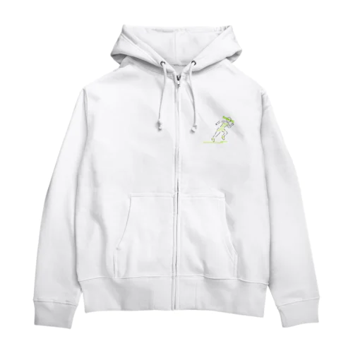 ランニングが趣味 Zip Hoodie