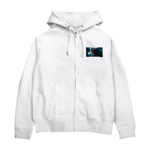 サーバーパンクガール AKI Zip Hoodie