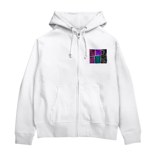 【りょうちゃんのハイボール地獄】部屋デザイン Zip Hoodie