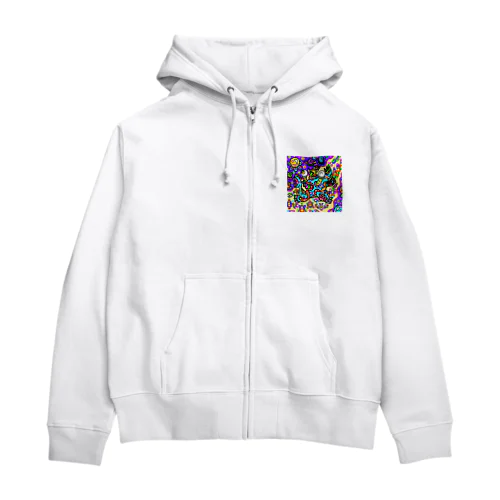 異次元を泳ぐ竜・ツリモン Zip Hoodie