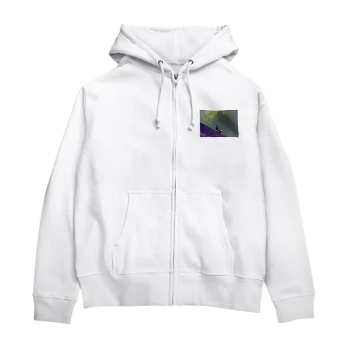 見上げた先に尾道ワンコさん Zip Hoodie