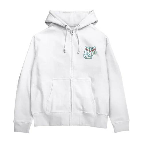 ちょっとどいてほしいんだけどなぁ。 Zip Hoodie