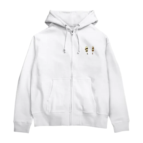 ビックリマーク尻尾 Zip Hoodie