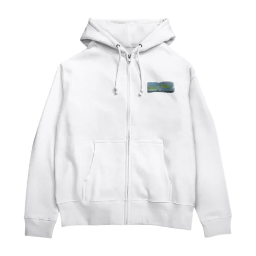 クレヨンオーロラ Zip Hoodie