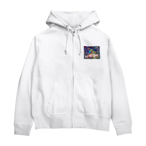 ニャンウィズ ROCK！ Zip Hoodie