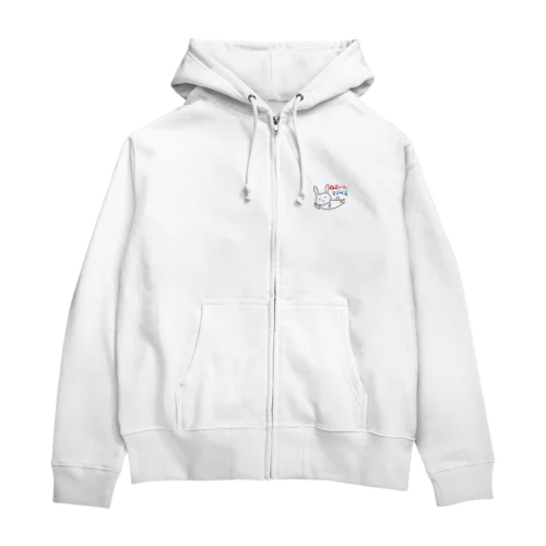 マジムリウサギ Zip Hoodie