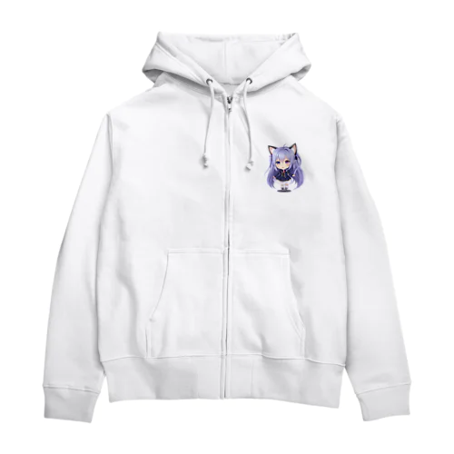 ネコ耳ふぅちゃん Zip Hoodie