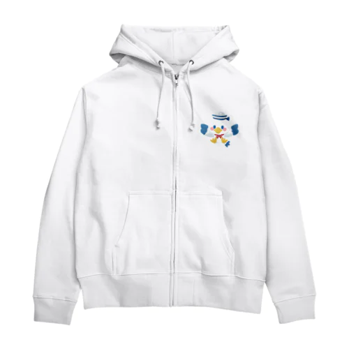 カモメの水平さん Zip Hoodie