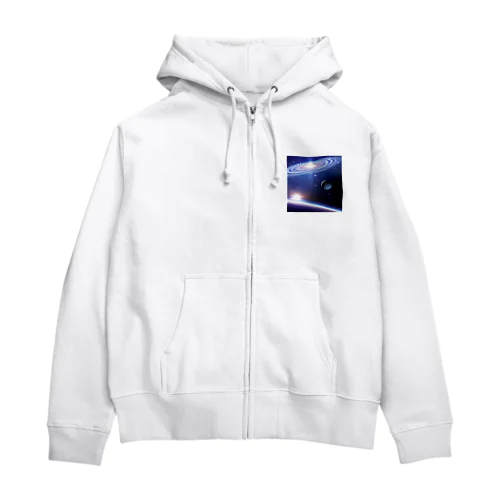 宇宙銀河 Zip Hoodie