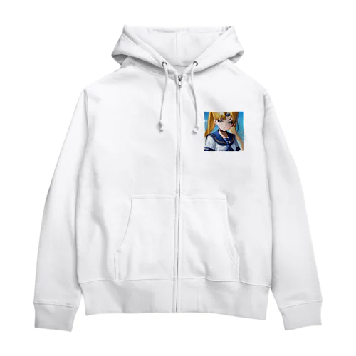 セーラーガール Zip Hoodie