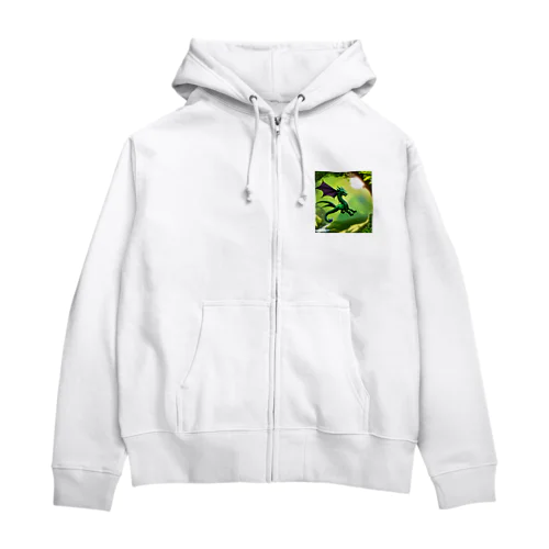 八恩　森の守り神　愛龍　 Zip Hoodie